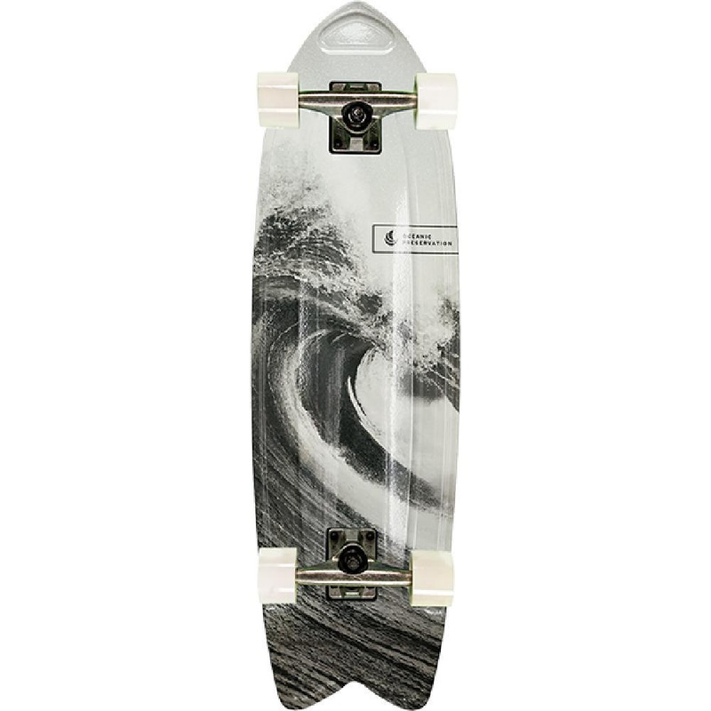 Aluminati Oceanic Fishtail Cruiser 28″ Skateboard Complete