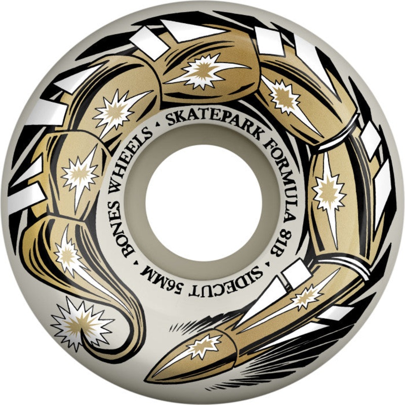 BONES WHEELS SPF Skateboard Wheels SCORPEEDO 56 P5 SIDECUT SKATEPARK FORMULA 81B 4K 56MM