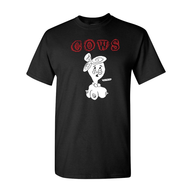 COWS “Sexy Pee Story” T-Shirt w/ AmRep NOISE back logo Small