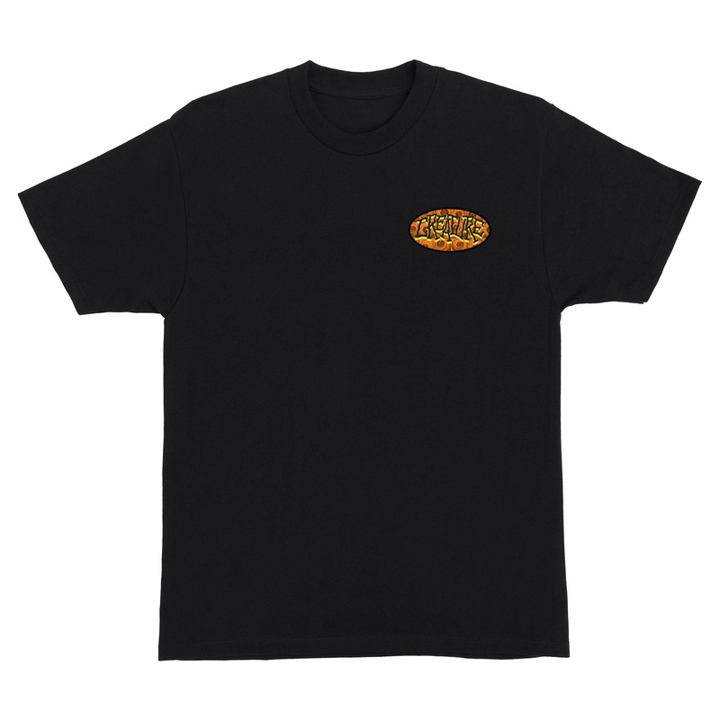 Crash and Burn Mens Creature T-Shirt Black S