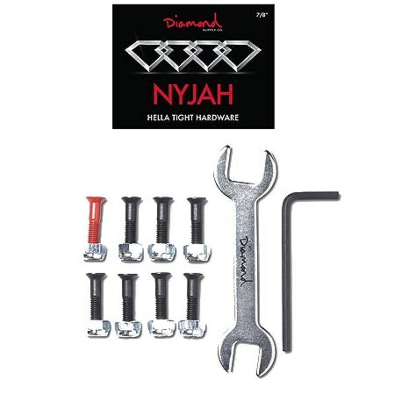 Diamond Nyjah Huston Hella Tight Hardware Black 7/8″