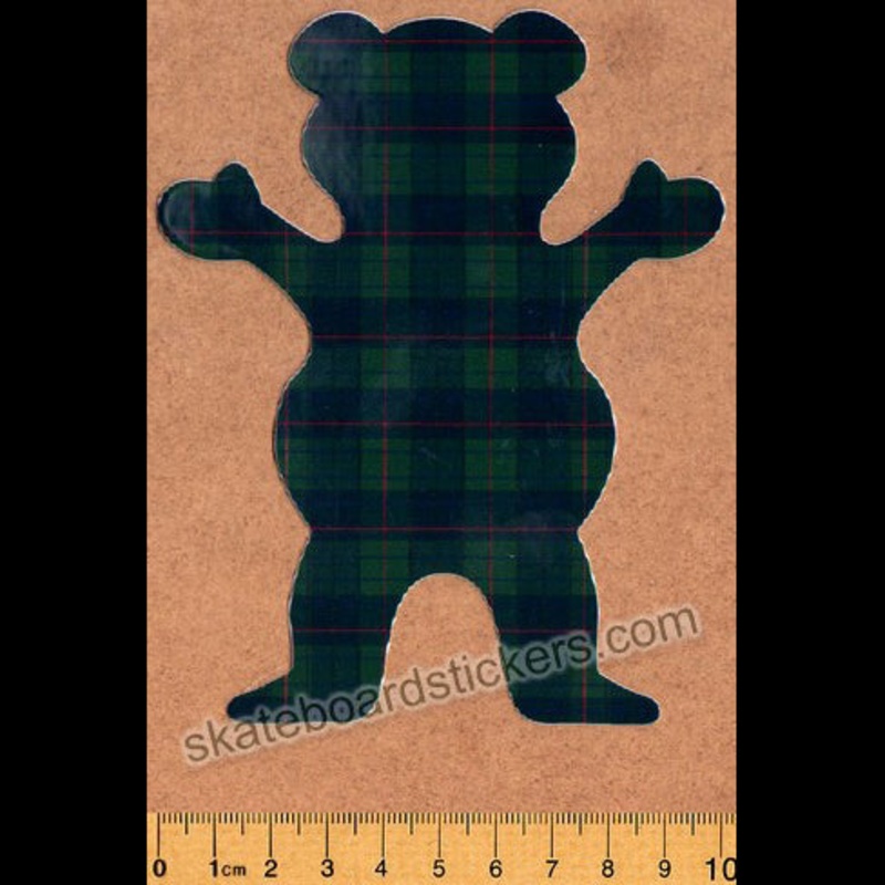Grizzly Griptape Skateboard Sticker