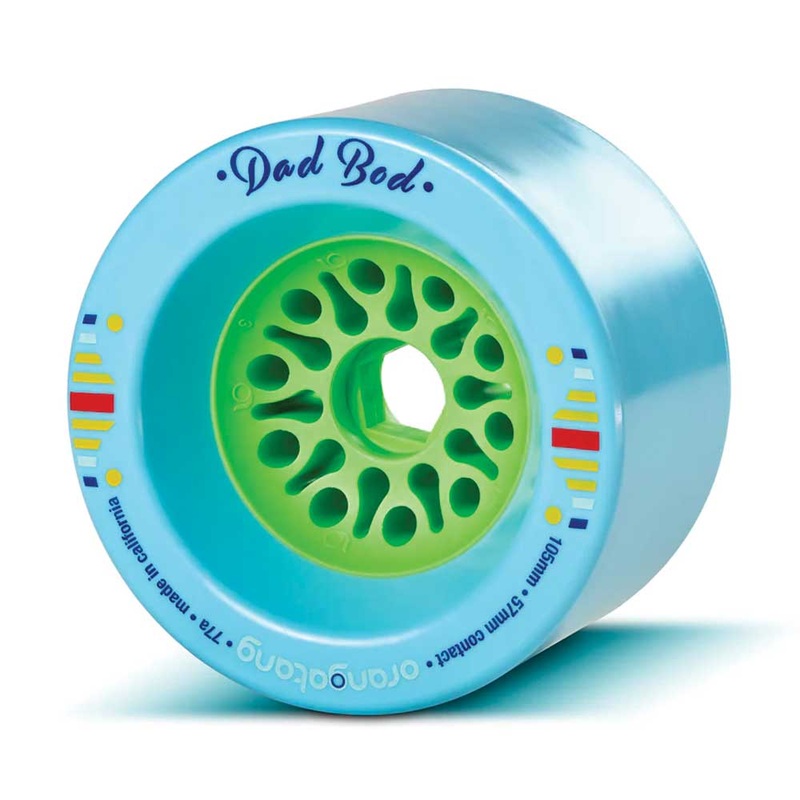 Orangatang Dad Bod Longboard Wheels 105mm 77a Blue 105mm
