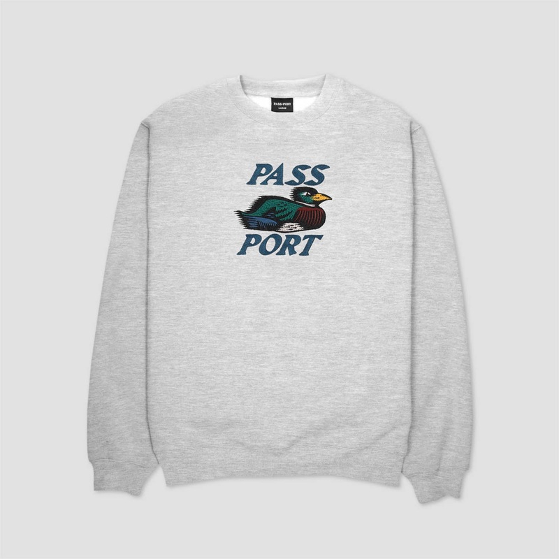 PassPort Fast Duck Sweater Ash Small
