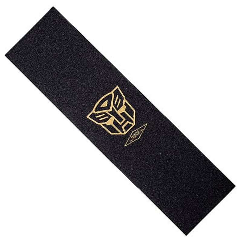 Primitive Skateboarding Transformers Autobot Griptape Black/ Gold 9×33