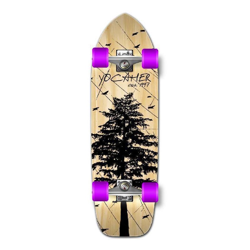 Punked Old School Longboard Complete – In the Pines Natural Complete