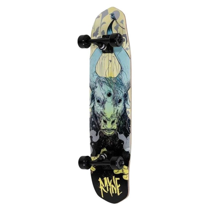 Rayne Minotaur 34″ Double Kick Cruiser Skateboard Complete