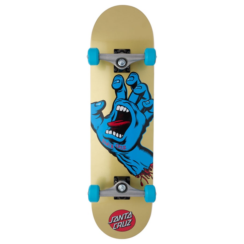 SANTA CRUZ SCREAMING HAND 8.25″ COMPLETE SKATEBOARD