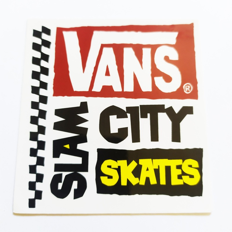 Slam City Skates x Vans Sticker