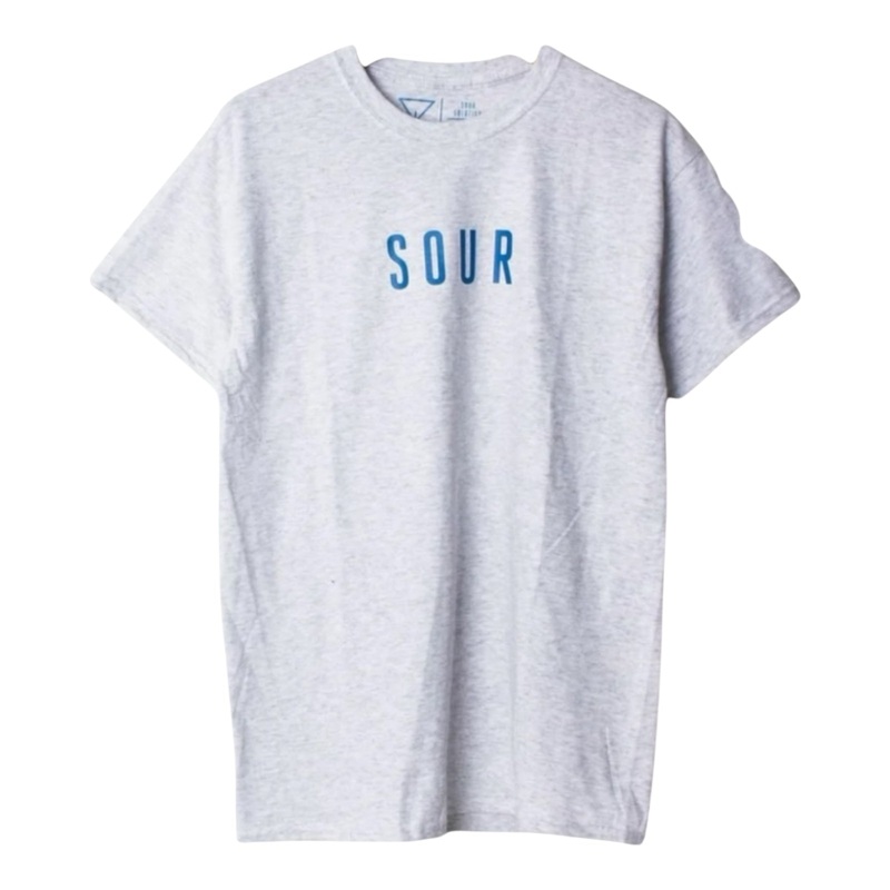 SOUR SOLUTION ARMY HEATHER GREY T SHIRT S