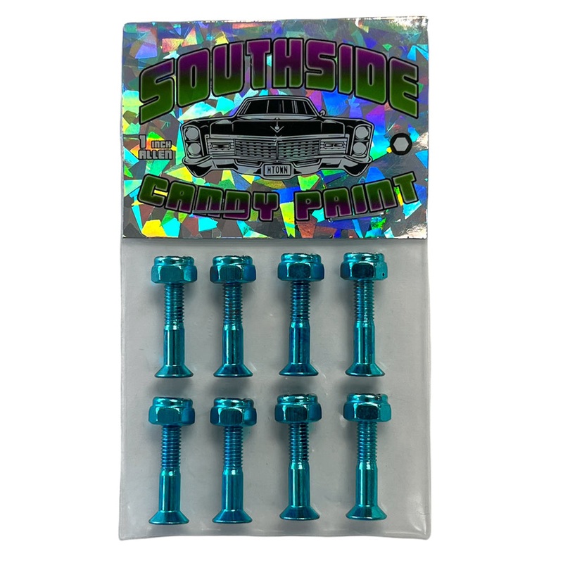 Southside Candy Paint Hardware Blue 1 inch Allen