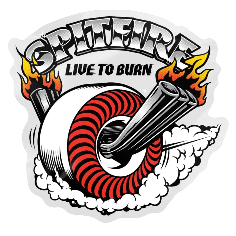 Spitfire “Burnout” Sticker