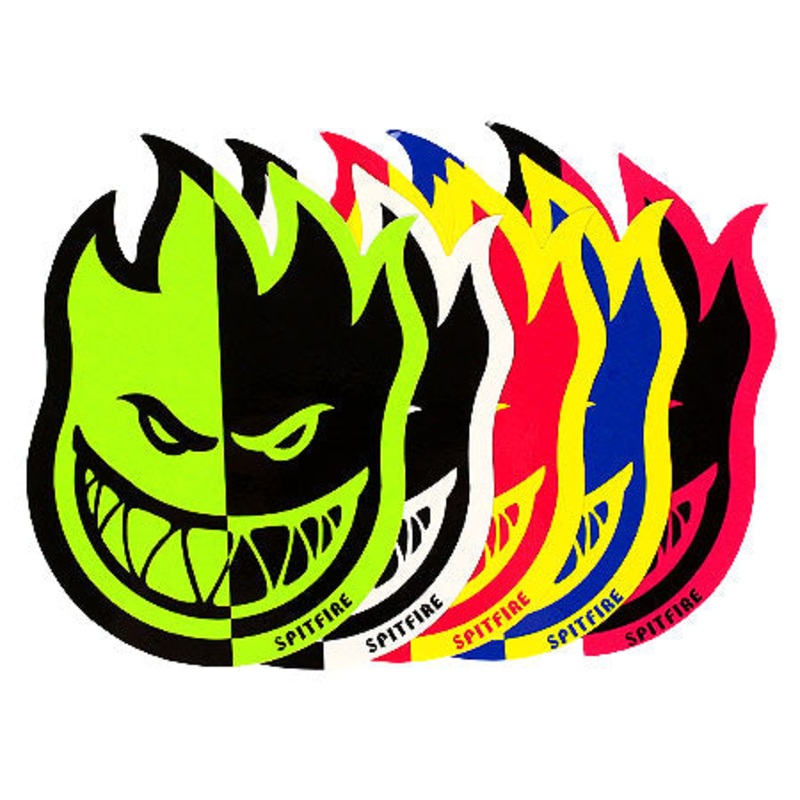 Spitfire Fireball Two-Tone Sticker Assorted Small