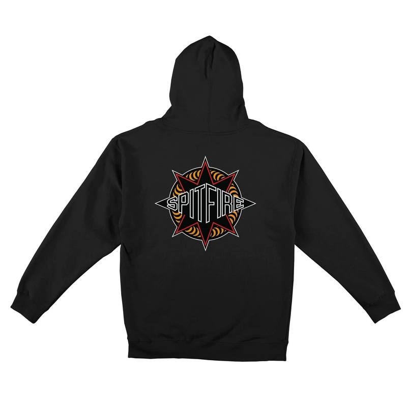 Spitfire Sure Shot Zip Hoodie Black M