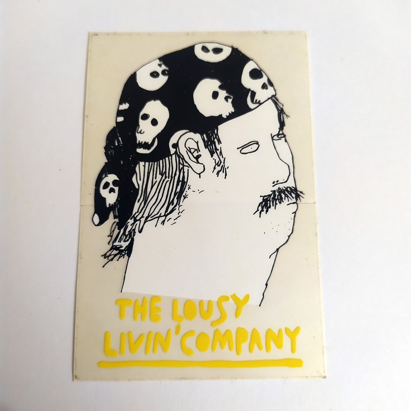 The Lousy Living Company Skate Sticker