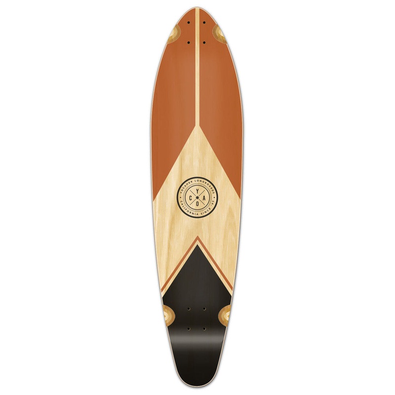 Yocaher Mountain Kicktail 40″ Longboard Deck – Earth Series