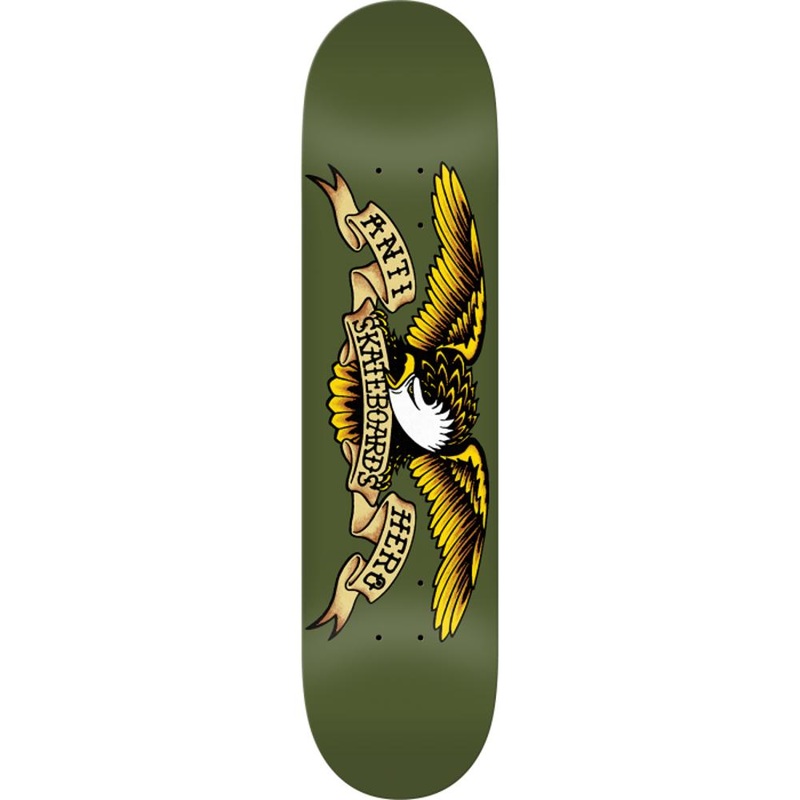 Antihero Classic Eagle 8.38″ Green Skateboard Deck