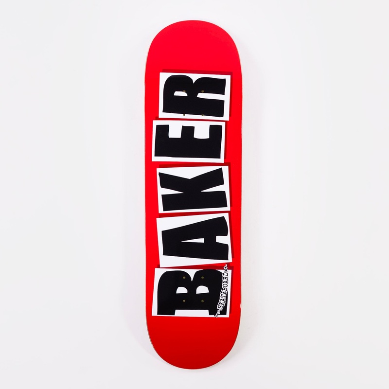 Baker 8.75″ Brand Logo Deck – White 8.75″