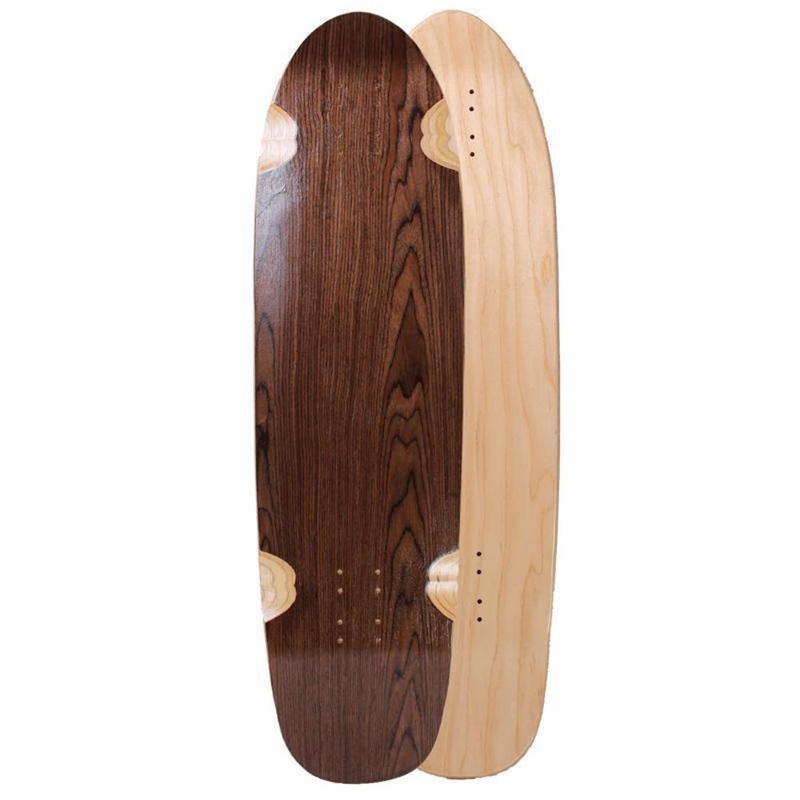 Blank Kicktail Dark Walnut 35″ Longboard Deck Deck