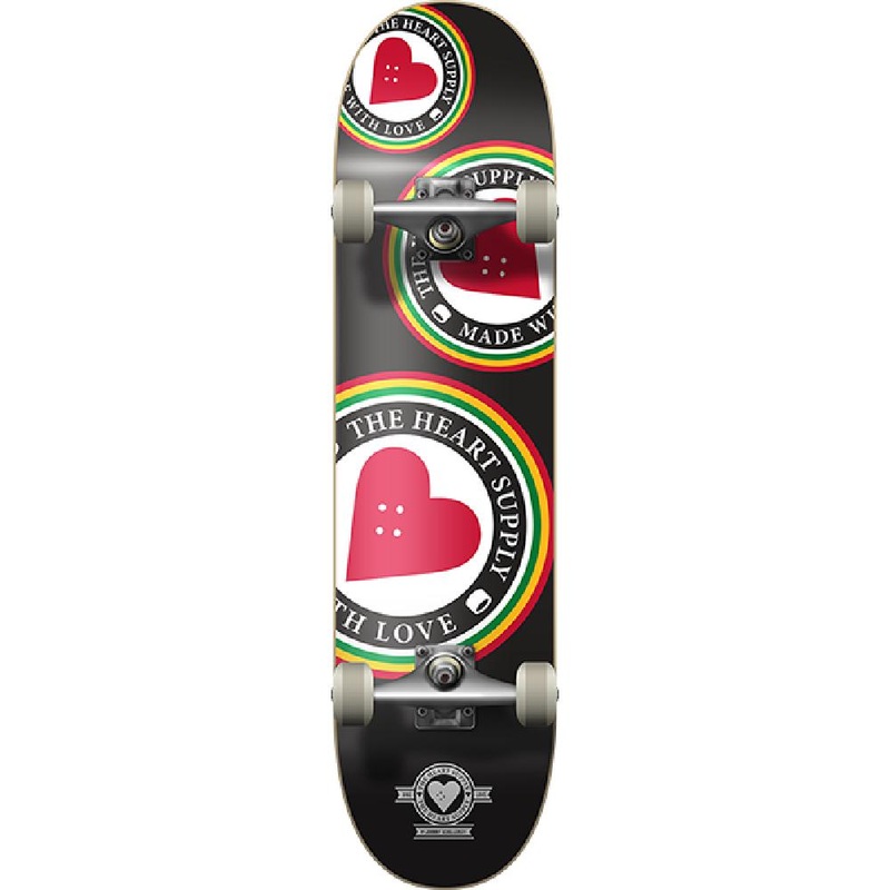 Heart Supply Orbit Logo Black 8.0″ Skateboard Complete