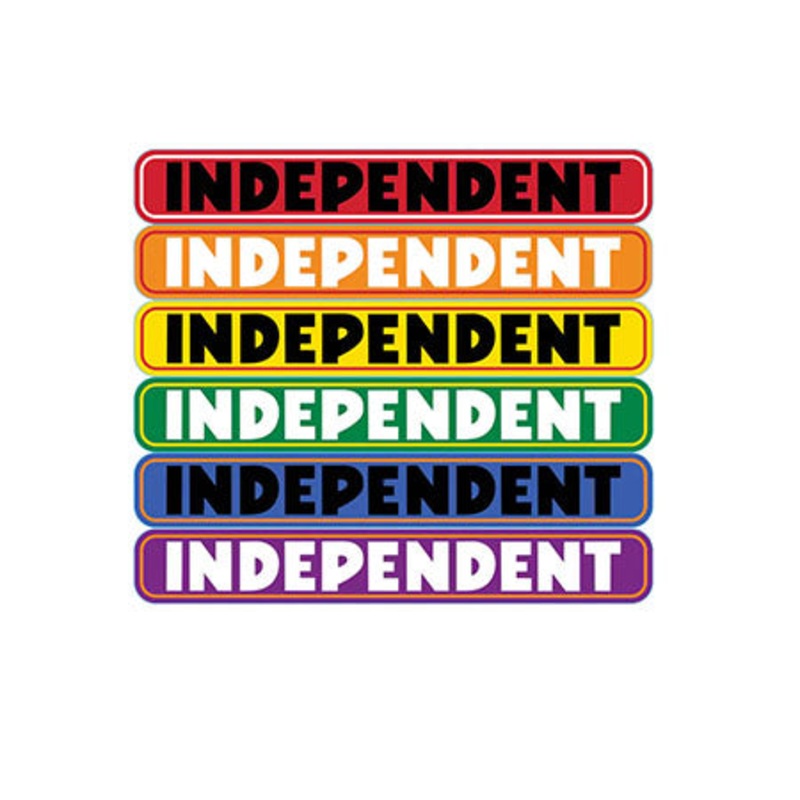 Independent Bar Logo Vinyl Sticker Assorted 6″