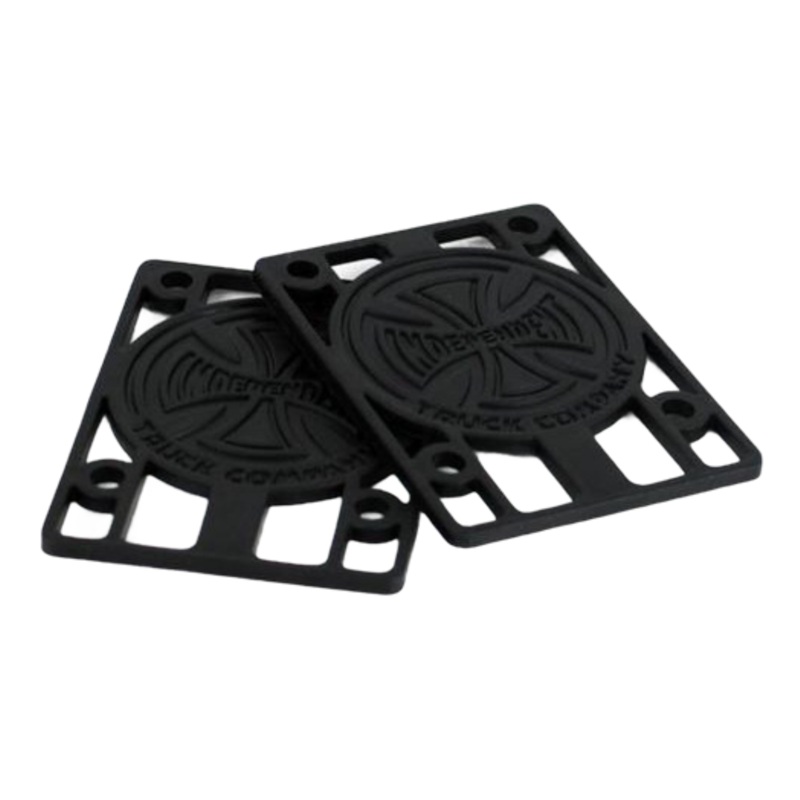 INDEPENDENT GENUINE PARTS RISERS 1/4 BLACK 1/4 Black