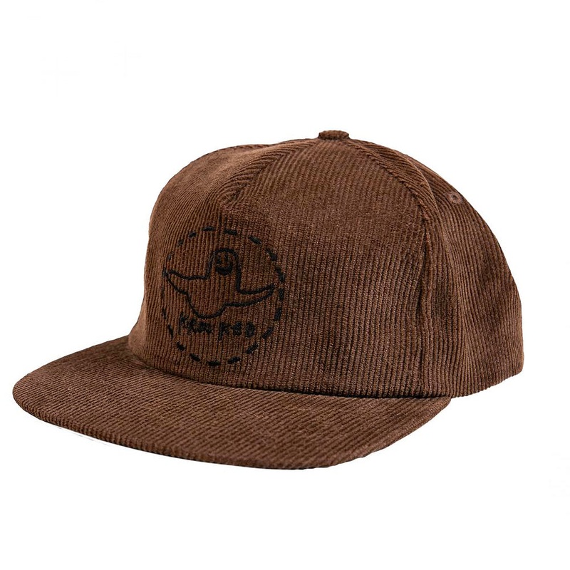 Krooked Trinity Smle Snapback Hat – Brown / Black
