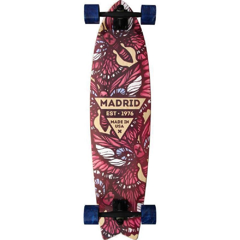 Madrid Gun 37.75″ Flutter Fishtail Longboard Complete