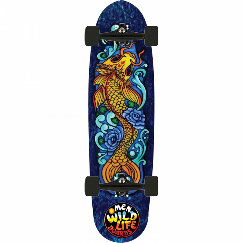 Omen Jinli Koi 33″ Mini Cruiser Longboard Complete