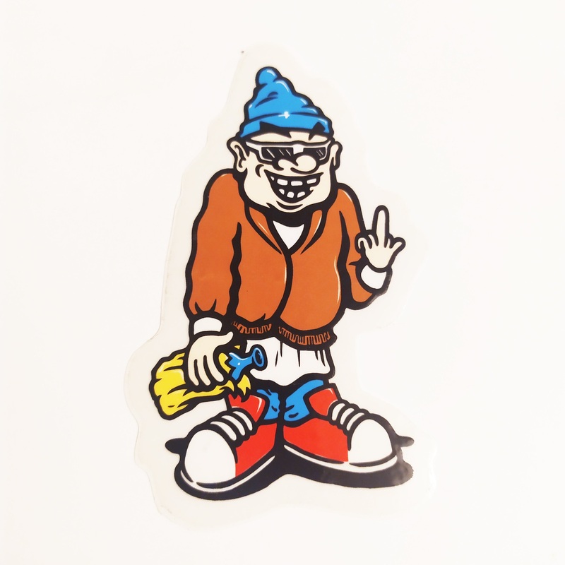 Polar Skateboard Sticker – 9.5cm high approx