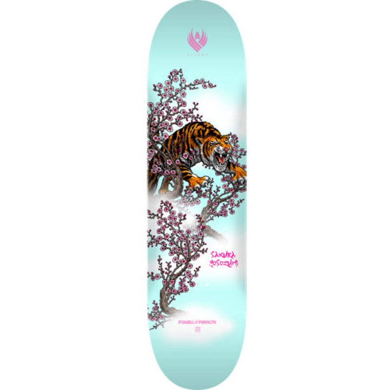 Powell Peralta Sakura Yosozumi Samurai Tiger Flight Skateboard Deck 8.25″ 8.25″