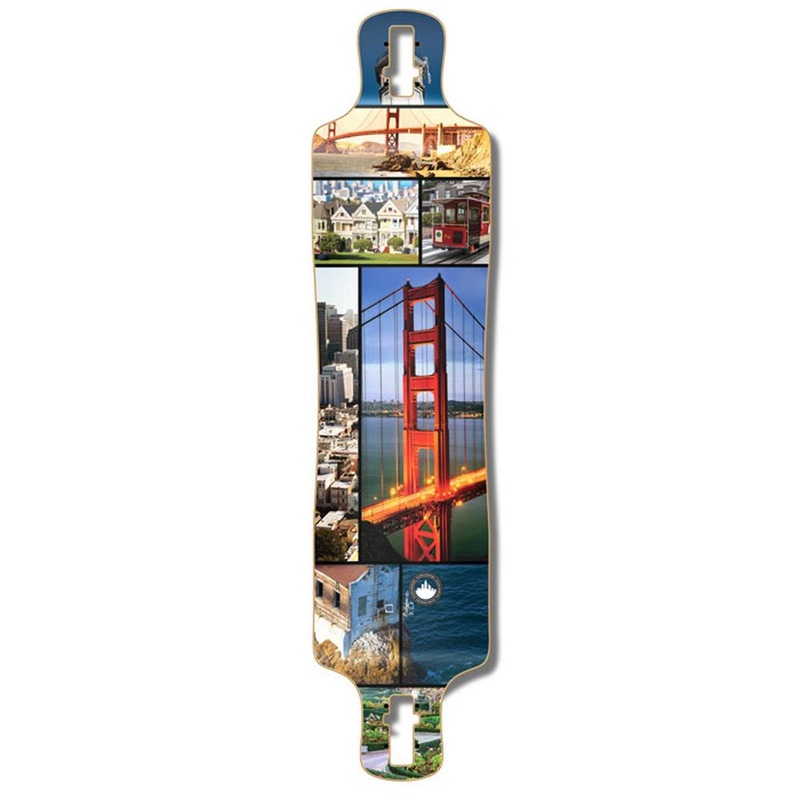 Punked Lowrider San Francisco Longboard Deck Deck