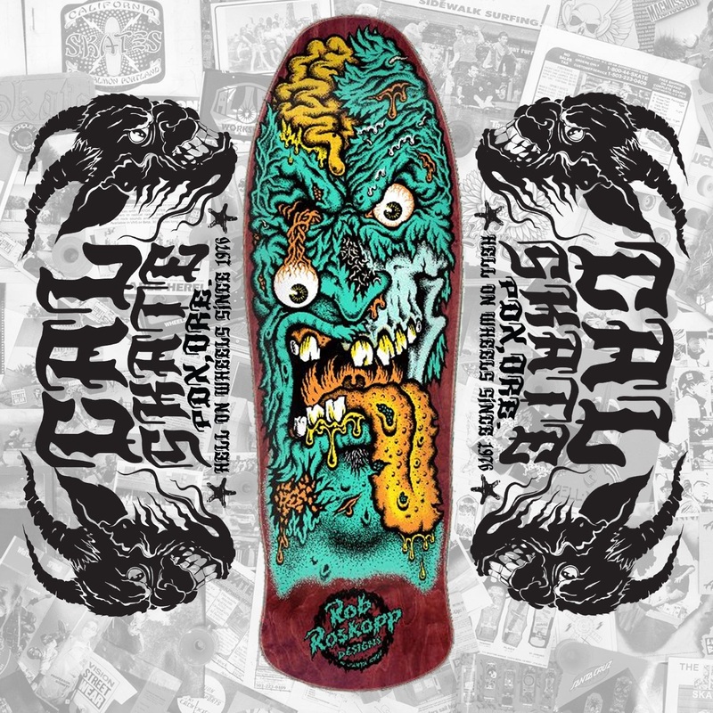 Santa Cruz Skateboards “Rob Roskopp – Face 2″ 9.9” Deck PRE-ORDER