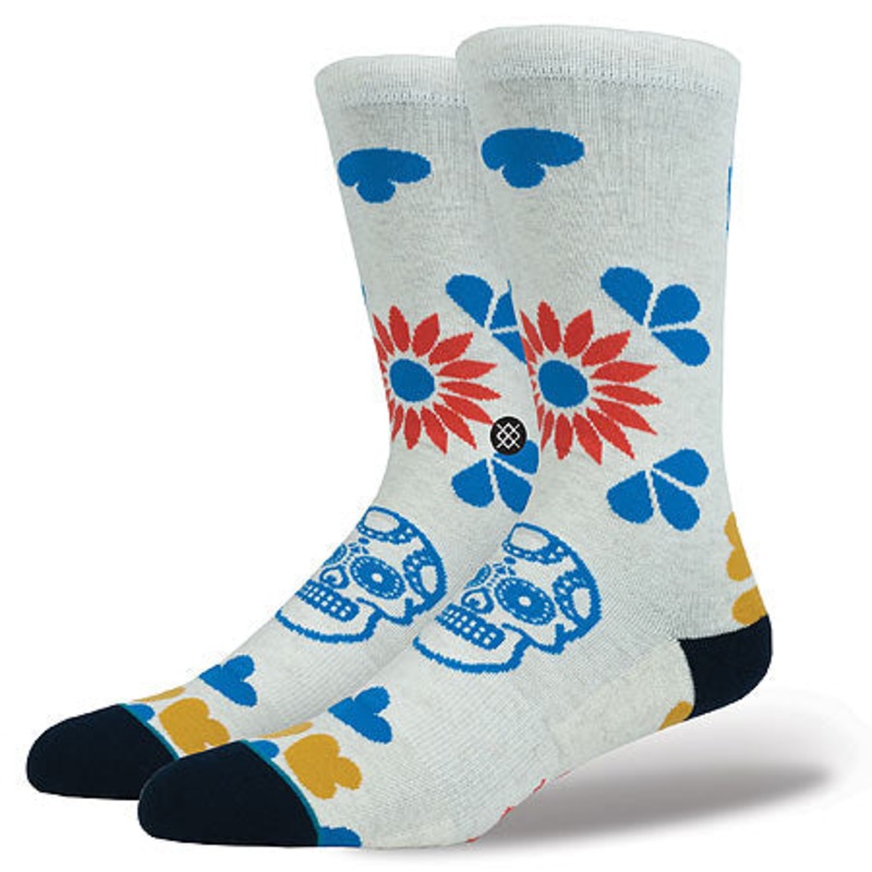 Stance Dia Crew Sock White Large