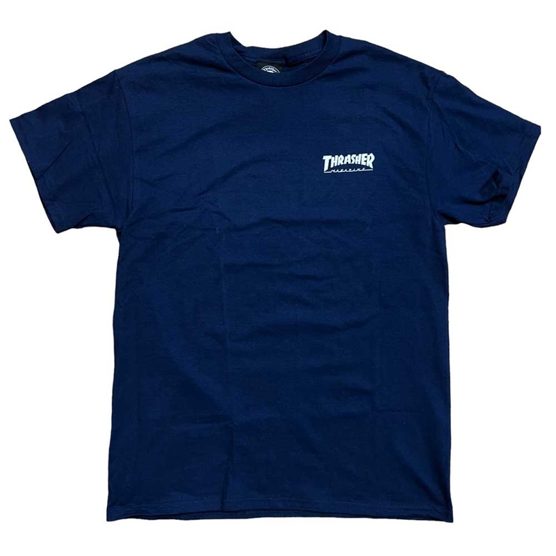 Thrasher Magazine Tee Little Thrasher T-Shirt Navy MD