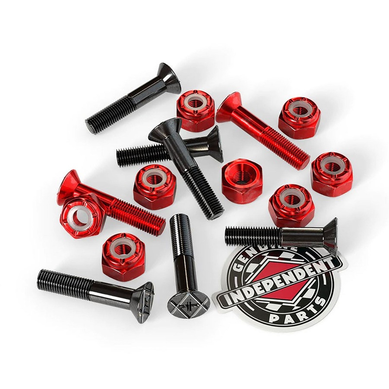 1in Phillips Independent Genuine Parts Black/Red Hardware Black/Red 1 in
