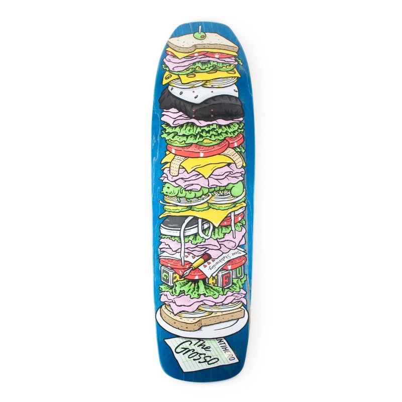 Anti Hero Jeff Grosso Pro Dagwood Re-Colour Deck Blue – 9.25″
