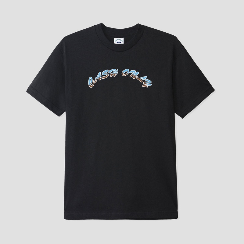 Cash Only Logo T-Shirt Black Small