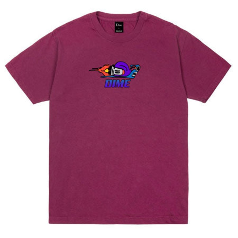 Dime Snail T Shirt Ruby Extra Large