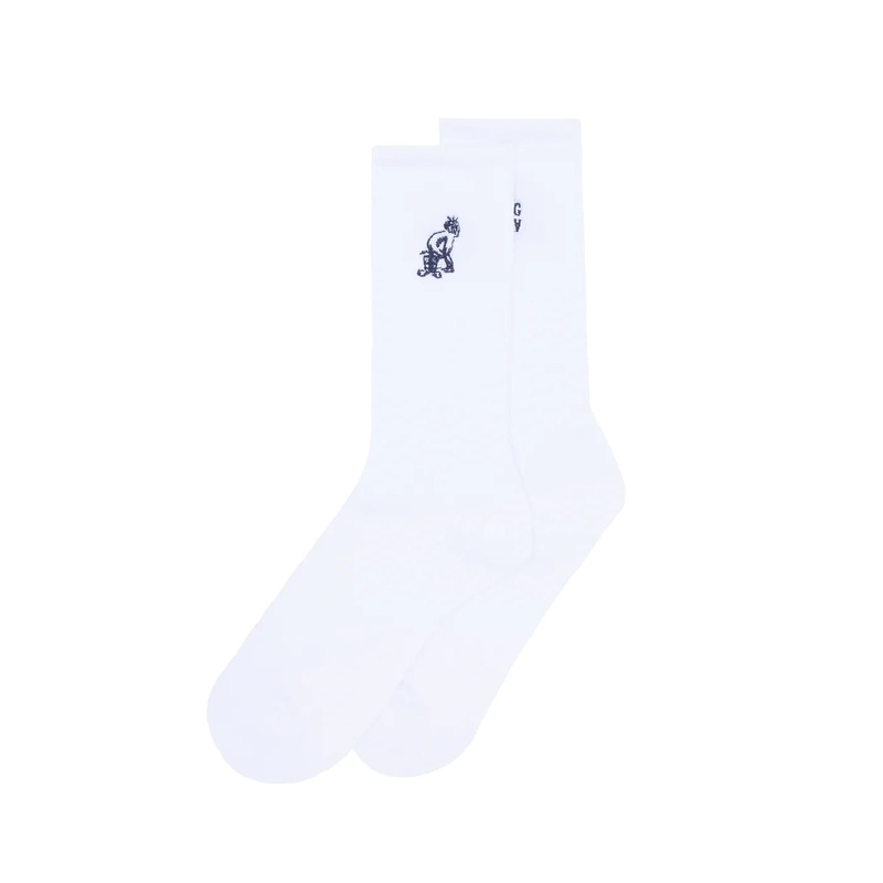 FA Awesome Us Socks White OS