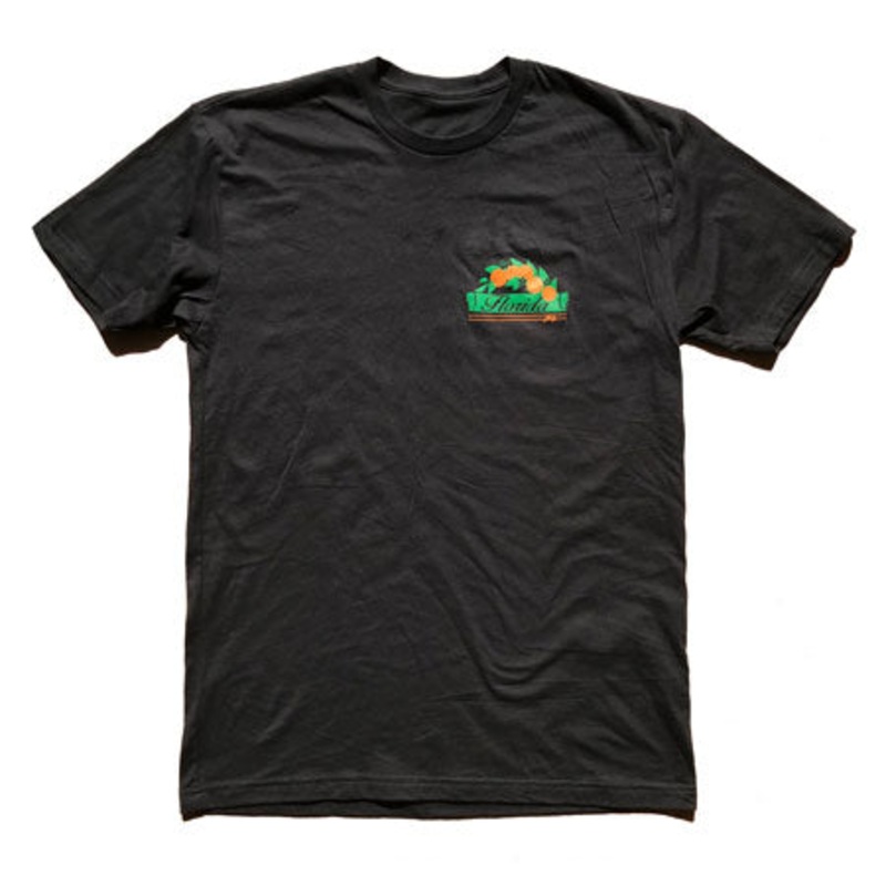 Florida Daze Orange Groves T Shirt Black Small