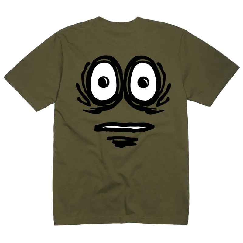 HEROIN SKATEBOARDS THE PICKLE TEE MILITARY GREEN M
