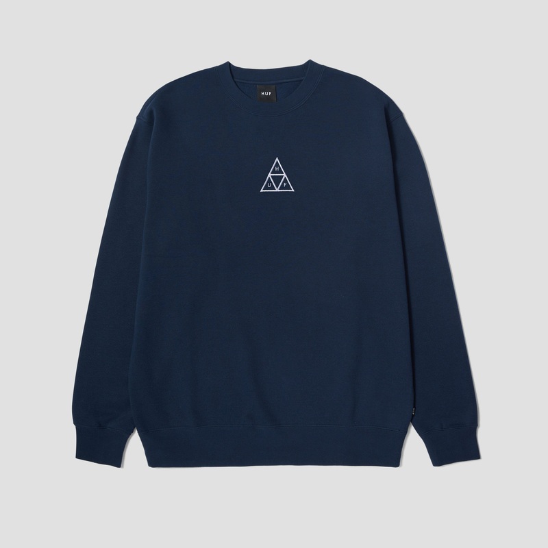 HUF Set Triple Triangle Crewneck Nightshade Small