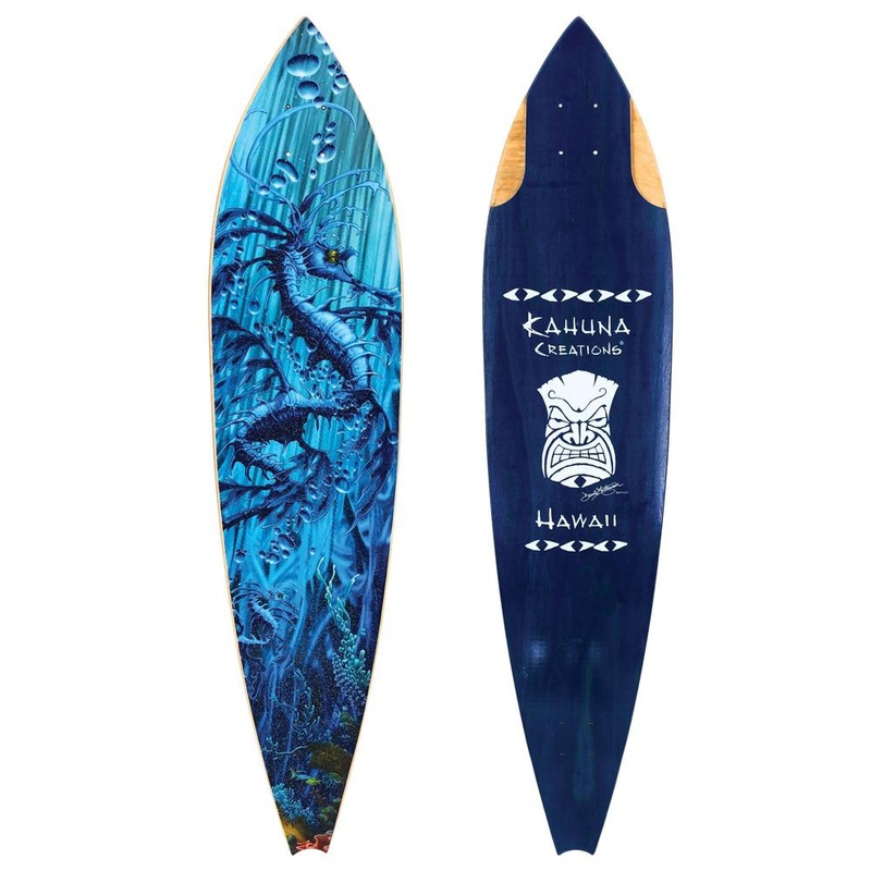 Kahuna Creations Haka Sea Dragon 47″ Longboard Deck Deck