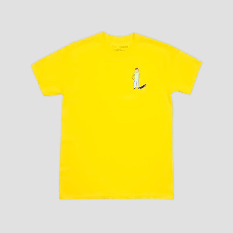 My First Skateboard T-Shirt Yellow Small