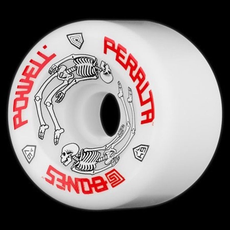 Powell Peralta reissue skateboard wheels G BONES – WHITE