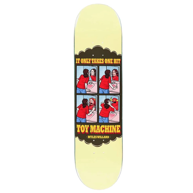 Toy Machine Willard One Hit 8.0″ Skateboard Deck 8.0″ WB 14.25″