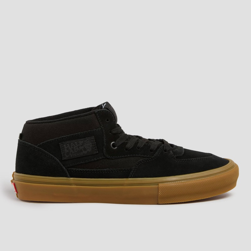 Vans Skate Half Cab Shoes Black / Gum UK6
