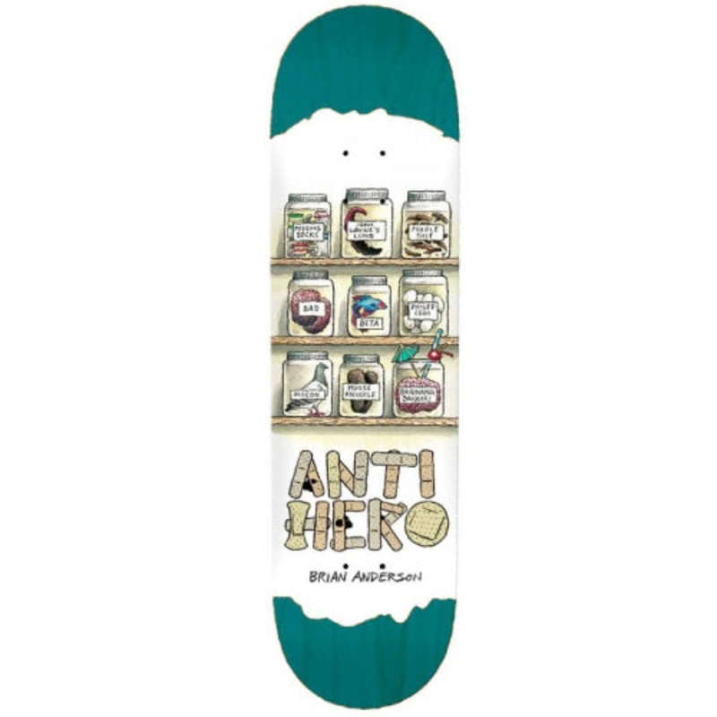 Antihero Brian Anderson Medicine Assorted Stains Skateboard Deck 8.75″ 8.75″