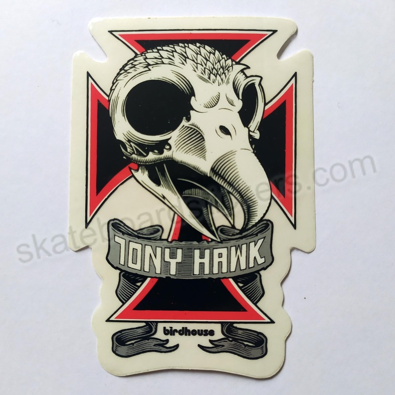 Birdhouse Skateboards Tony Hawk “Skull 2” Skateboard Sticker